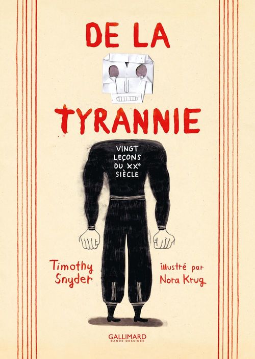 ebook cover of De la tyrannie, by Timothy Snyder, Nora Krug