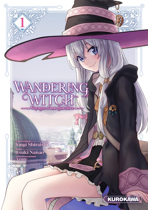 ebook cover of Wandering Witch - Voyages d'une sorcière - Tome 1, by Jougi Shiraishi, Itsuki Nanao