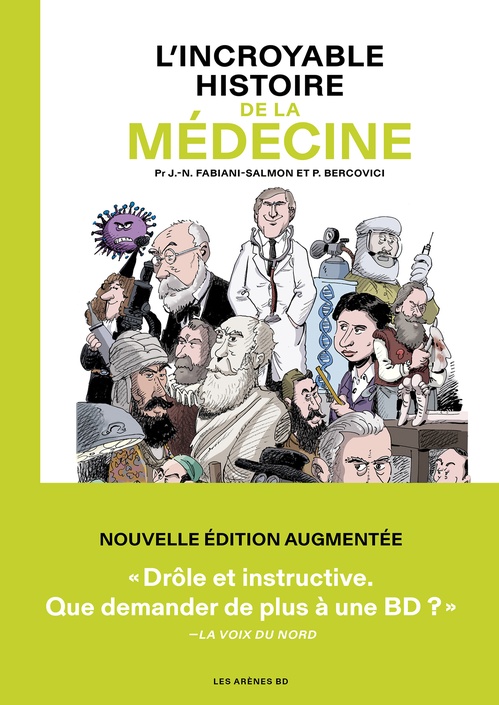 ebook cover of L'Incroyable histoire de la médecine, by Philippe Bercovici, Jean-Noël Fabiani