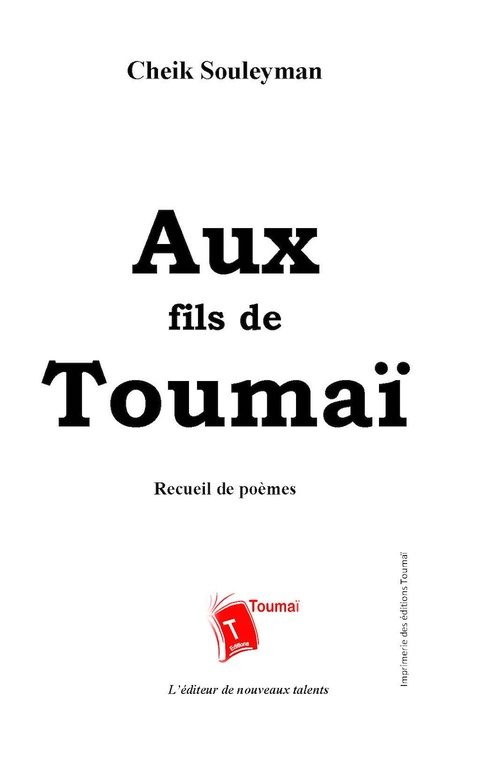Couverture ebook de Aux fils de Toumaï, de Cheik Souleyman