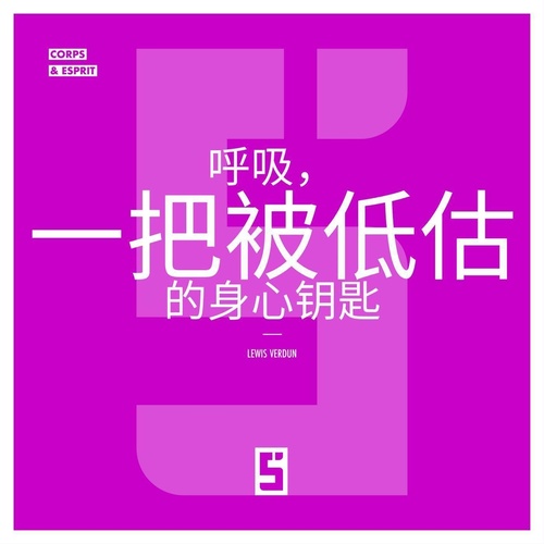 ebook cover of La respiration, une clé sous estimée du bien être (version chinois mandarin), by Lewis Verdun