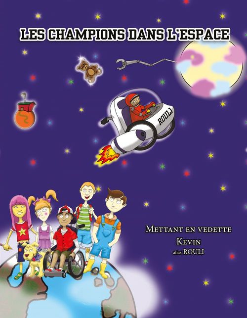 ebook cover of Les Champions dans l'espace, by Caroline Lebeau