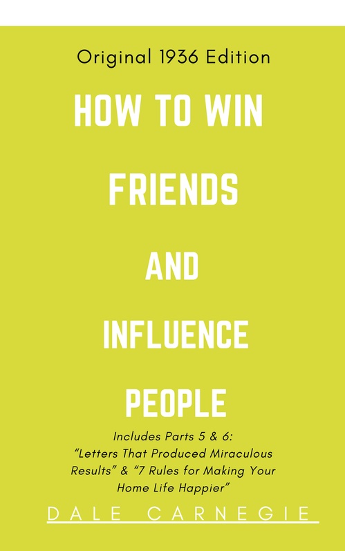 ebook cover of How to Win Friends & Influence People, by Dale Carnegie