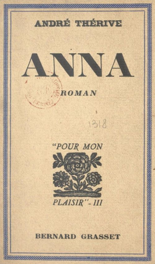 Couverture ebook de Anna, de Andre Therive