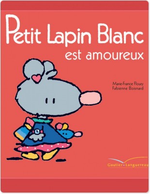 Couverture ebook de Petit Lapin blanc est amoureux, de Marie-France Floury