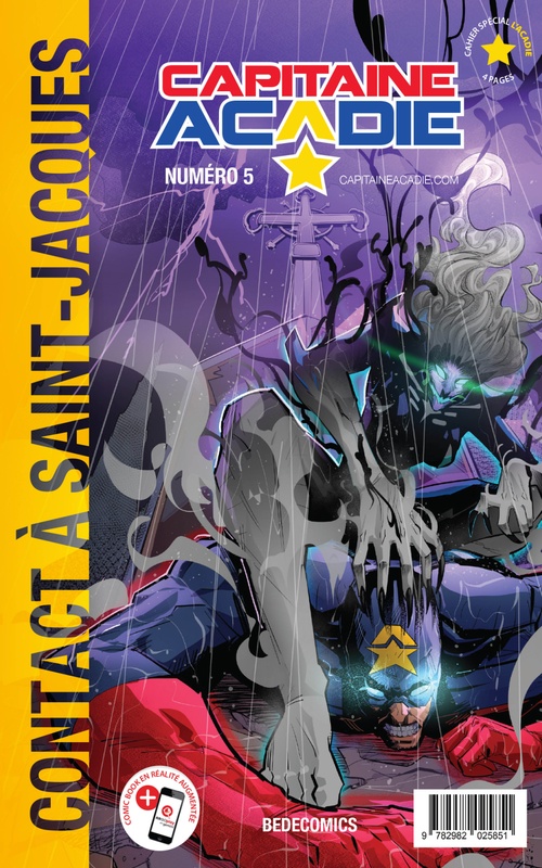 ebook cover of Capitaine Acadie T.5 - Contact à Saint-Jacques, by Daniel Bouffard, Dany Bouffard