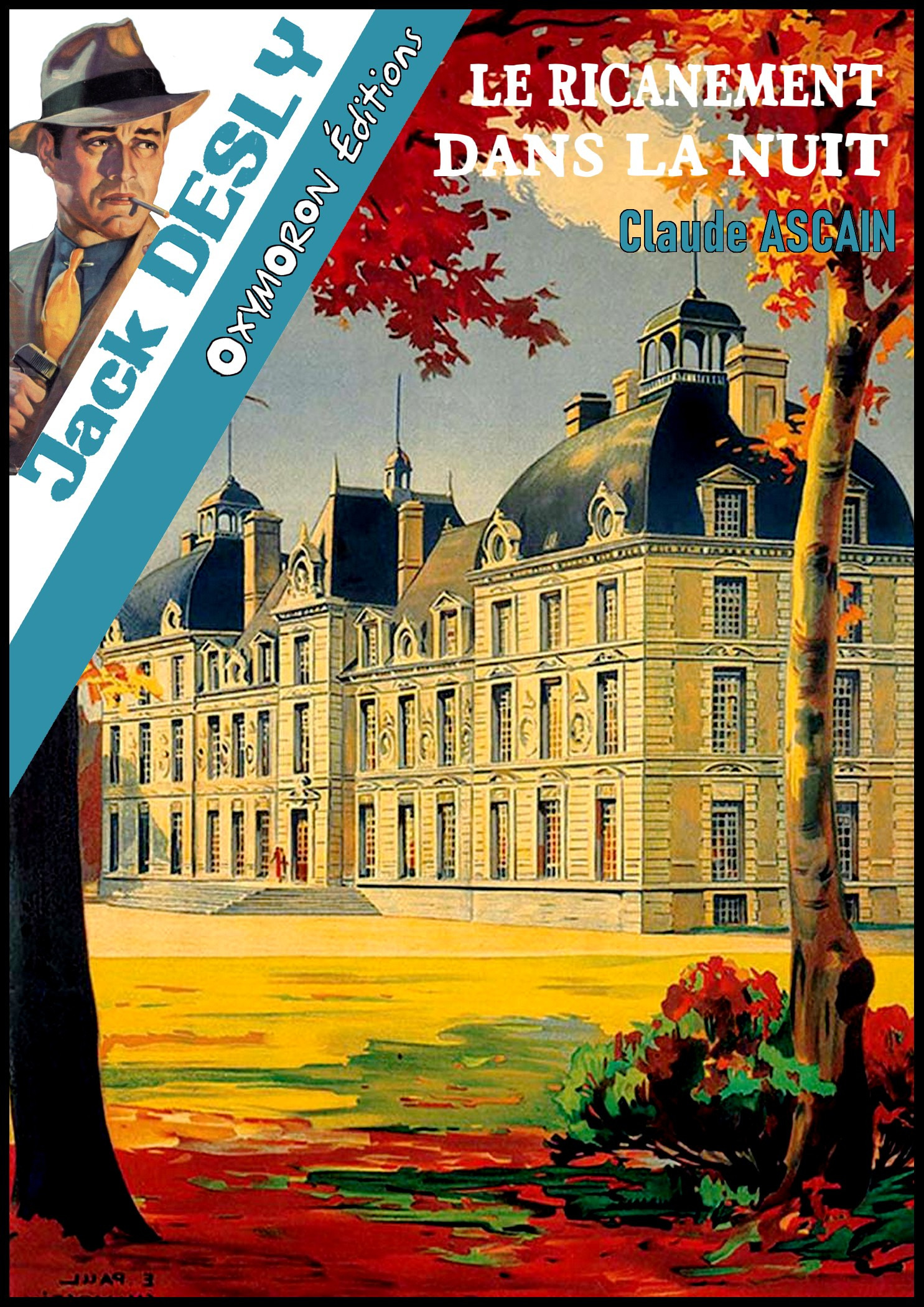Couverture ebook de Le ricanement dans la nuit, de Claude Ascain