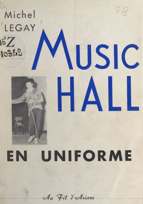 ebook cover of Music-hall en uniforme, by Michel Legay