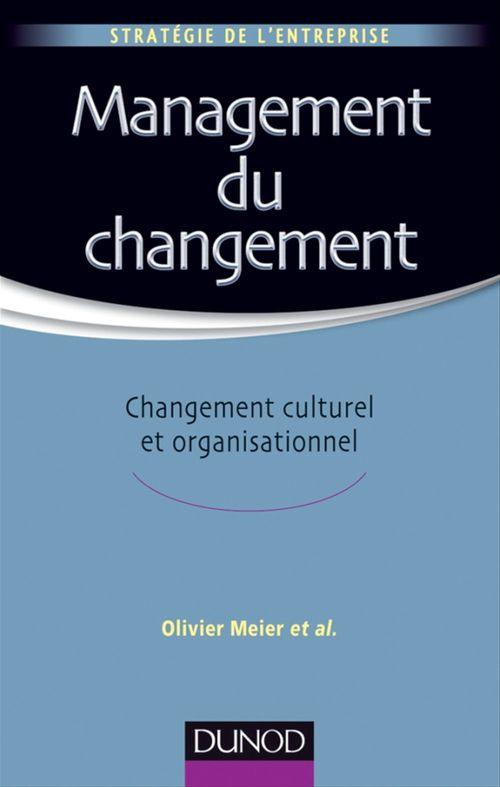 ebook cover of Management du changement, by Olivier Meier
