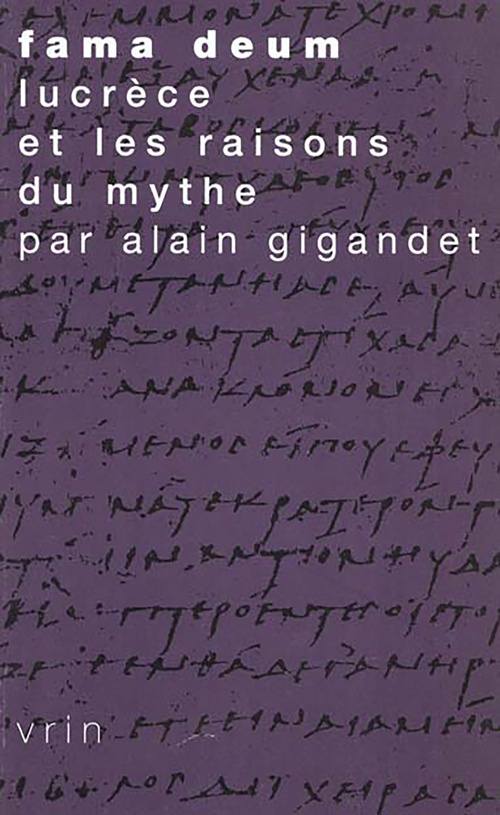 Couverture ebook de Fama deum, de Alain Gigandet