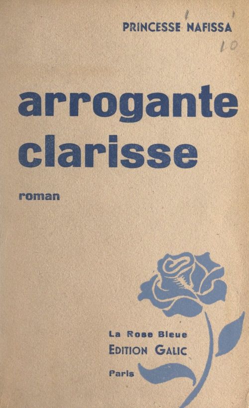ebook cover of Arrogante Clarisse, by Princesse Nafissa