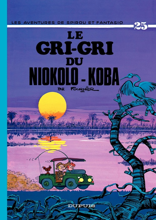Couverture ebook de Spirou et Fantasio - Tome 25 - Le gri-gri du Niokolo-Koba, de Jean-Claude Fournier