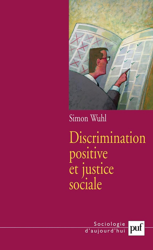 Couverture ebook de Discrimination positive et justice sociale, de Simon Wuhl
