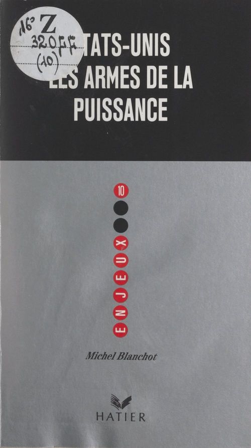 Couverture ebook de États-Unis, de Michel Blanchot
