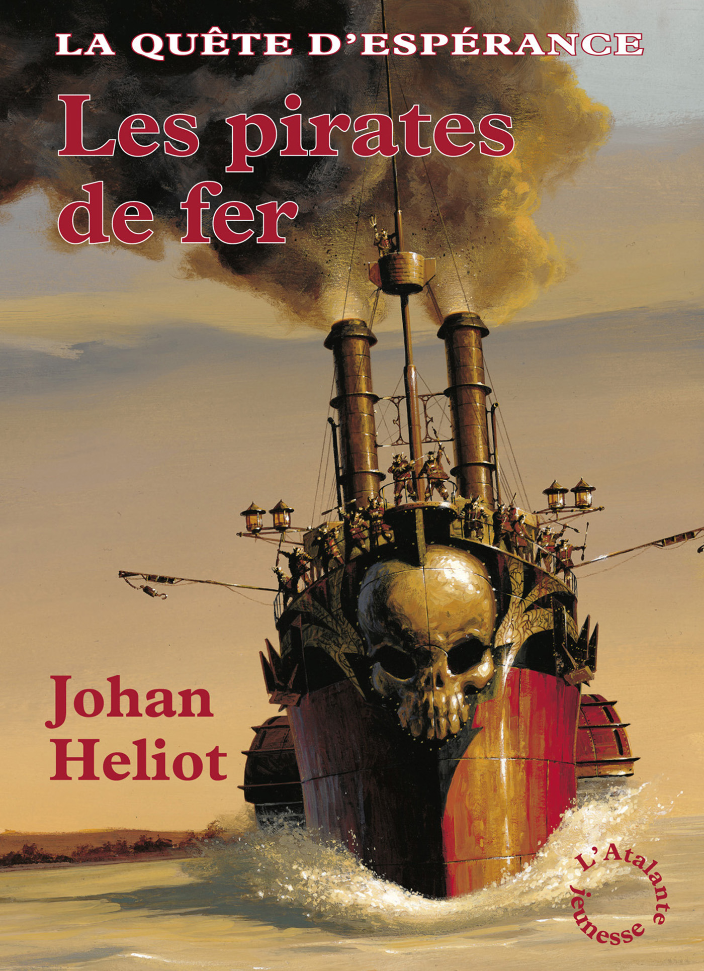 ebook cover of Les pirates de fer, by Johan Heliot