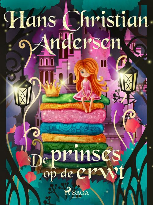 Couverture ebook de De prinses op de erwt, de Hans Christian Andersen