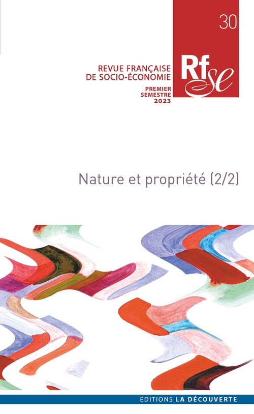 ebook cover of Revue Française de Socio-Économie n° 30, by Collectif