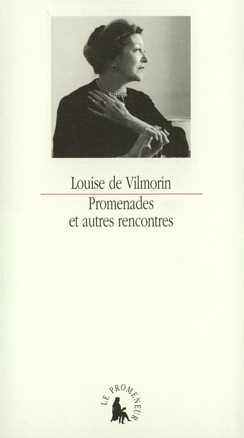 Couverture ebook de Promenades et autres rencontres, de Louise de Vilmorin