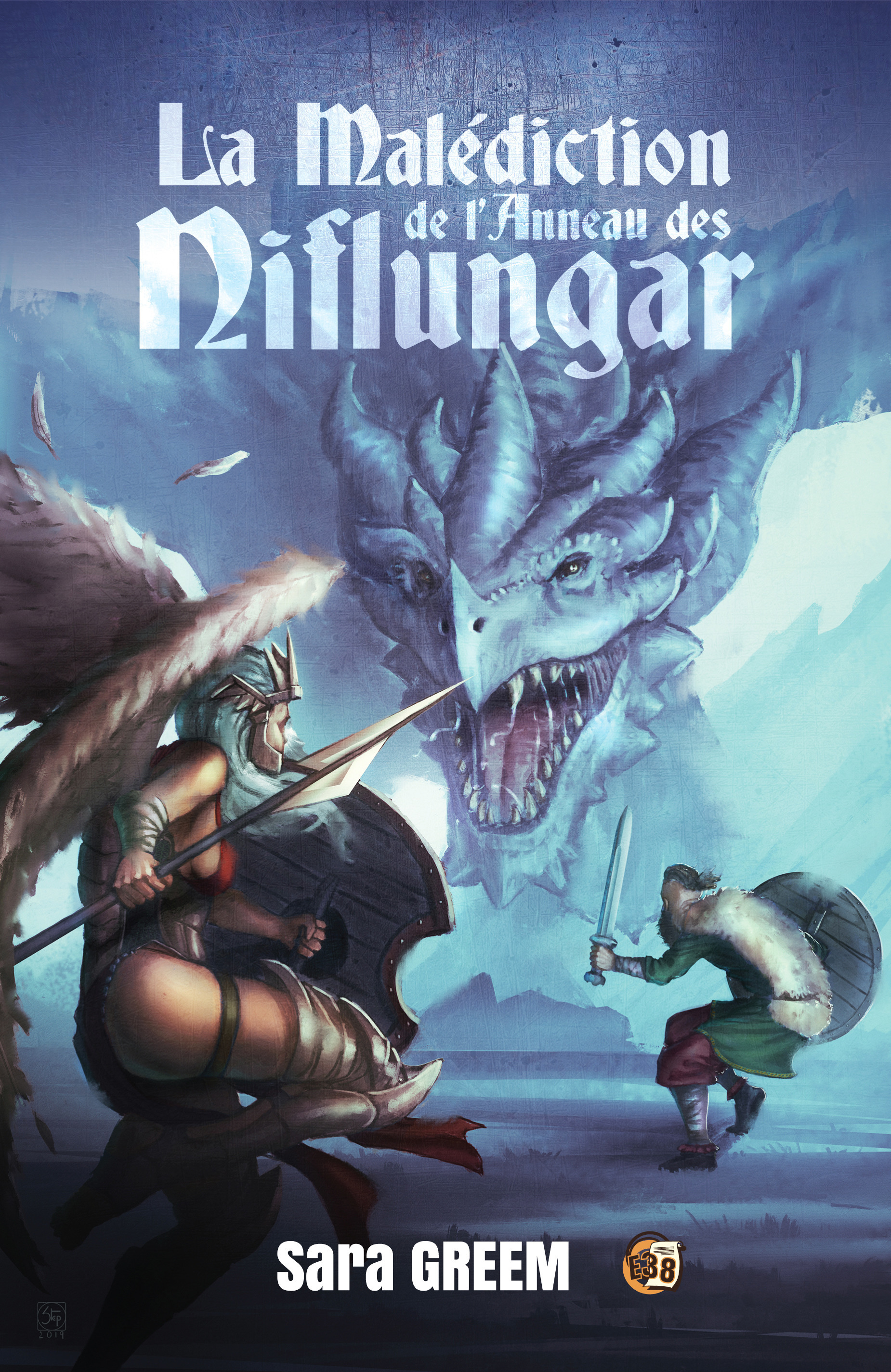 Couverture ebook de La malédiction de l'anneau des Niflungar, de Sara Greem