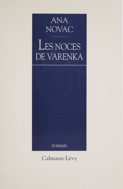 ebook cover of Les Noces de Varenka, by Novac