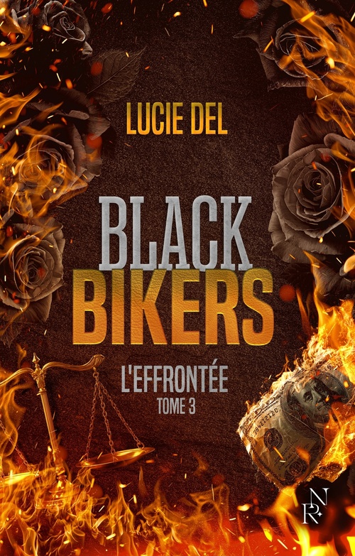 Couverture ebook de Black Bikers - Tome 3 L'Effrontée, de Lucie Del