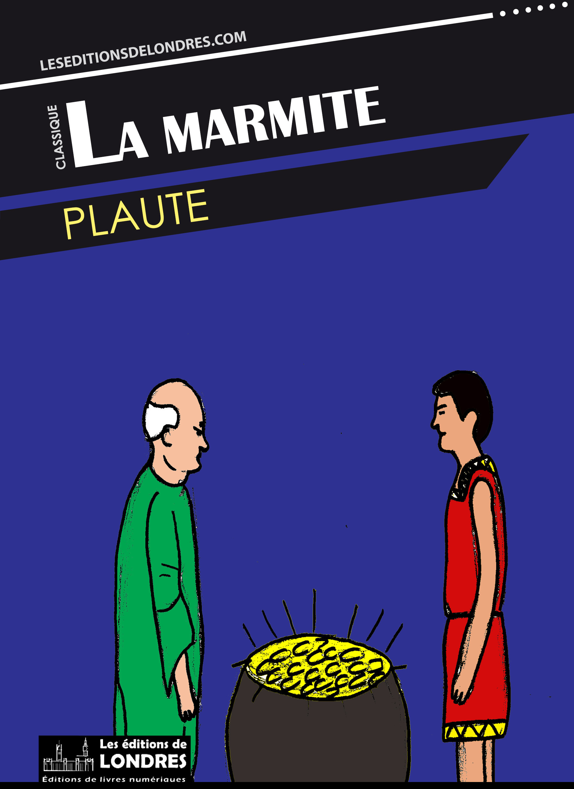 Couverture ebook de La marmite, de Plaute
