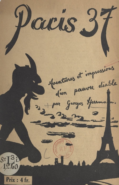 Couverture ebook de Paris 37, de Georges Herrmann