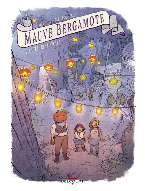 ebook cover of Mauve Bergamote T02 - La Fête des lucioles, by Flora Grimaldi
