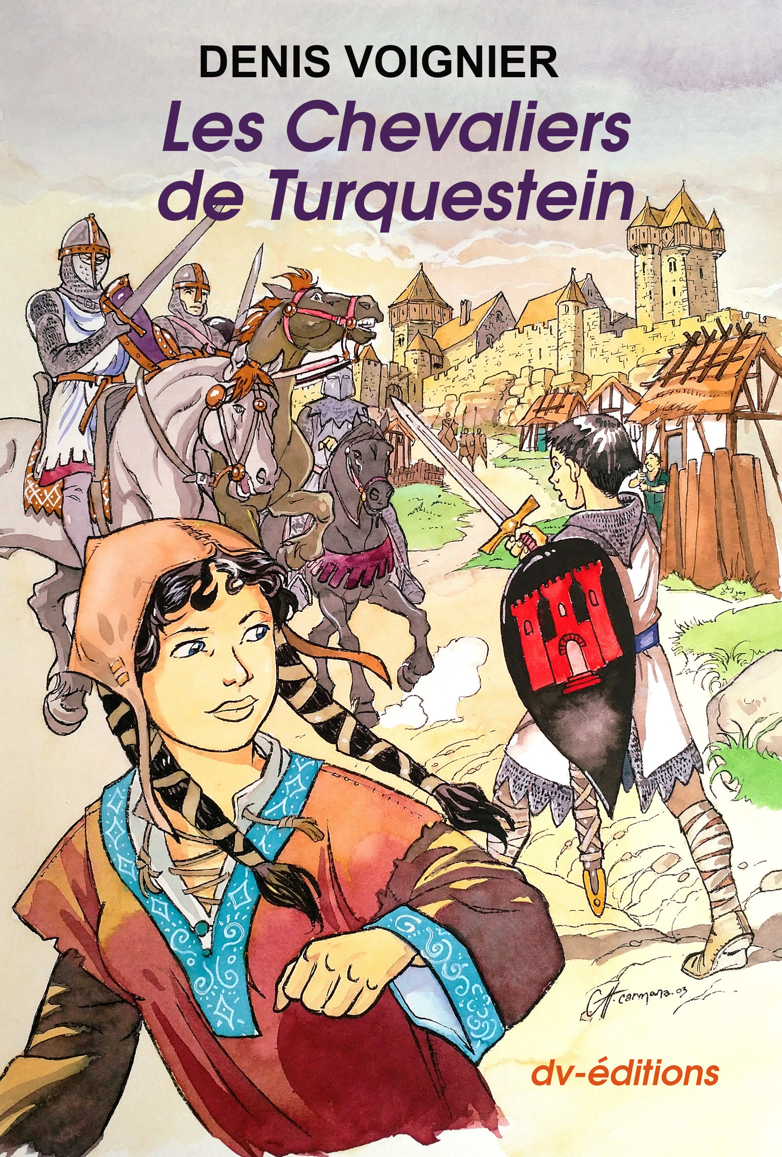 ebook cover of Les Chevaliers de Turquestein, by Denis Voignier