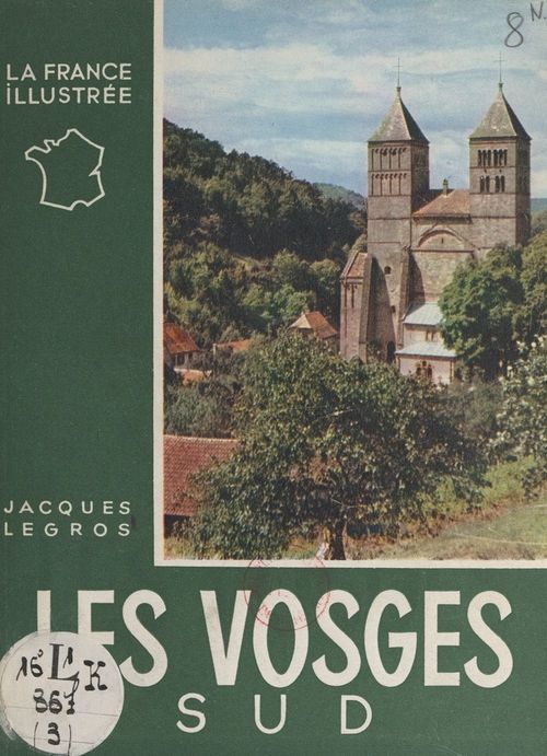 Couverture ebook de Les Vosges : Sud, de Jacques Legros