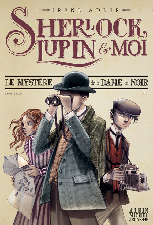 Couverture ebook de Le Mystère de la dame en noir, de Irene Adler