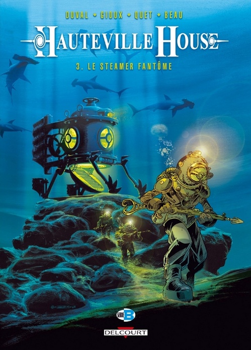 ebook cover of Hauteville House T03 - Le Steamer Fantôme, by Fred Duval, Thierry Gioux