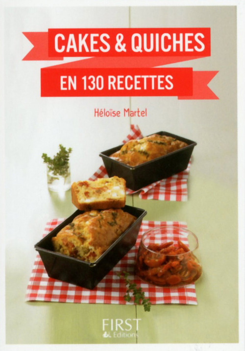 Couverture ebook de Petit Livre de - Cakes et Quiches en 130 recettes, de Héloïse Martel