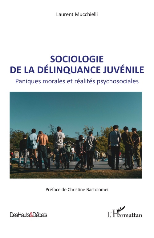 Couverture ebook de Sociologie de la délinquance juvénile, de Laurent Mucchielli
