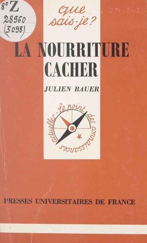 Couverture ebook de La nourriture cacher, de Julien Bauer
