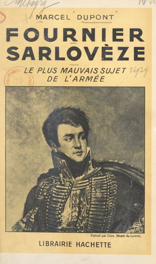 Couverture ebook de Fournier Sarlovèze, de Marcel Dupont