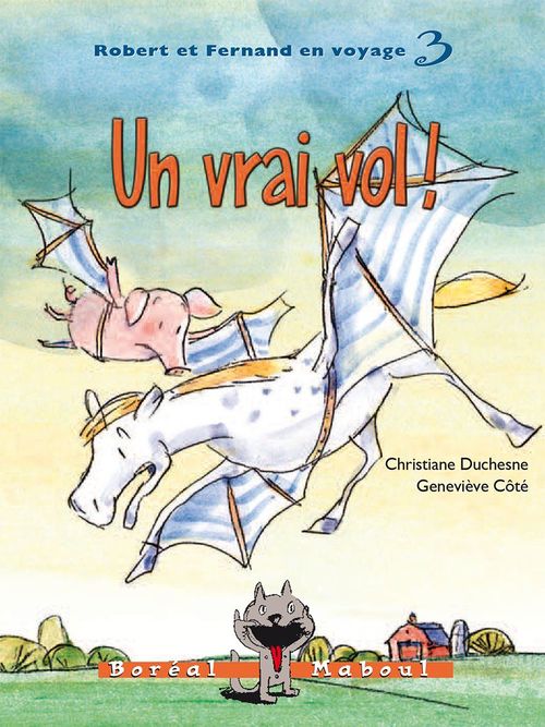 Couverture ebook de Un vrai vol !, de Christiane Duchesne