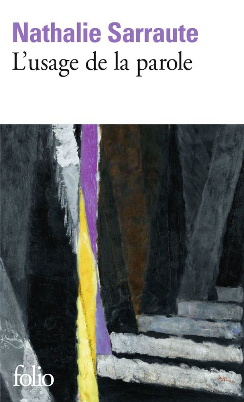 ebook cover of L'usage de la parole, by Nathalie Sarraute