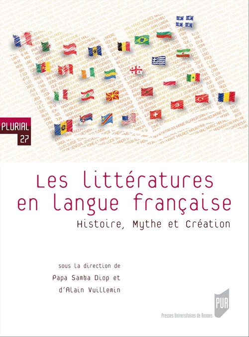 ebook cover of Les littératures en langue française, by Papa Samba Diop, Alain Vuillemin