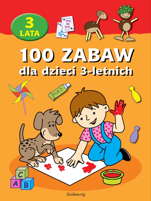 ebook cover of 100 zabaw dla dzieci 3-letnich, by Opracowanie Zbiorowe