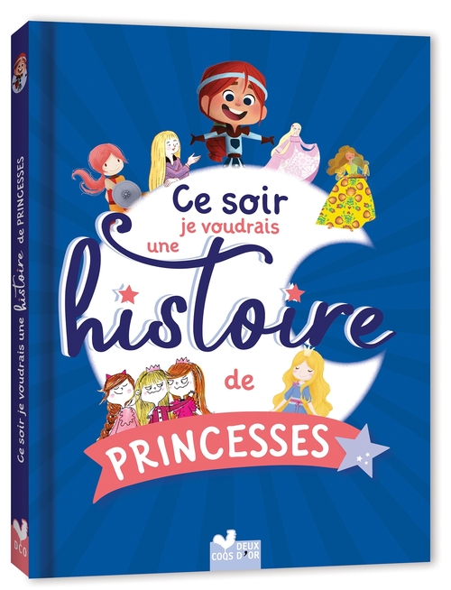 Couverture ebook de Ce soir je voudrais une histoire de princesses..., de Collectif