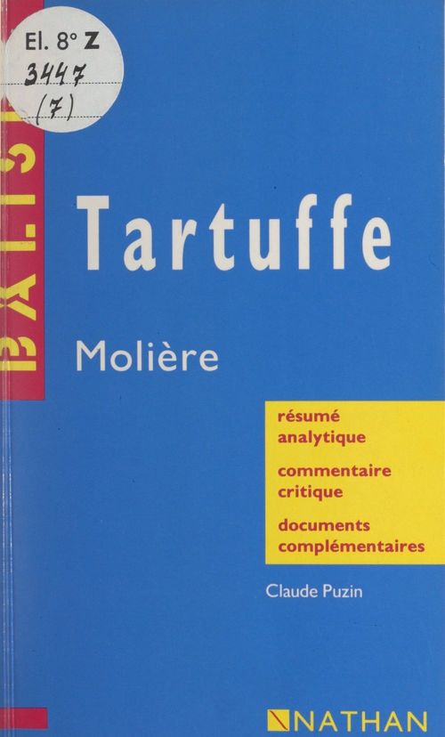 Couverture ebook de Tartuffe, de Claude Puzin