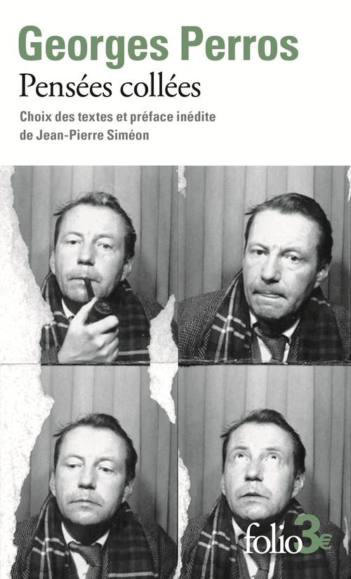 ebook cover of Pensées collées, by Georges Perros