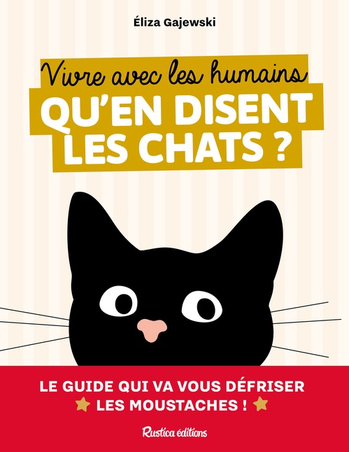 Couverture ebook de Vivre avec les humains - qu'en disent les chats, de Eliza Gajewski