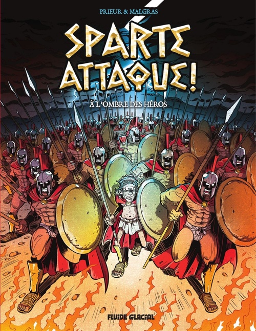Couverture ebook de Sparte Attaque !, de Malgras, Jean Prieur