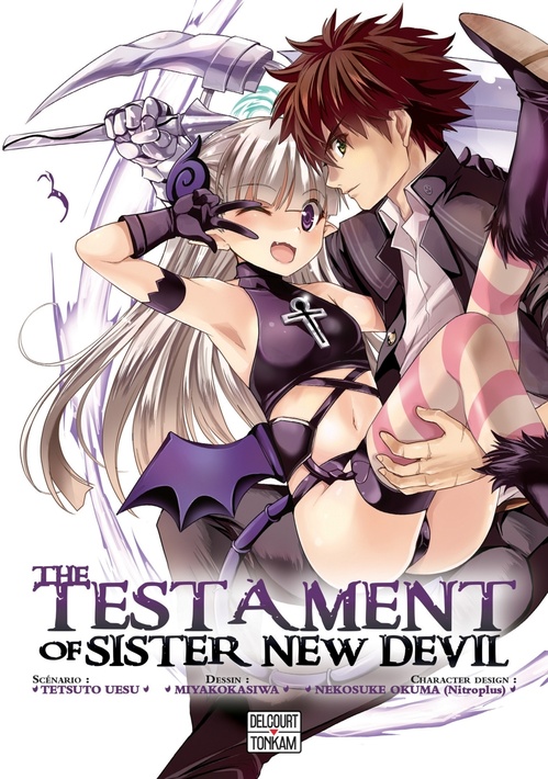 Couverture ebook de The Testament of sister new devil T03, de Tetsuto Uesu