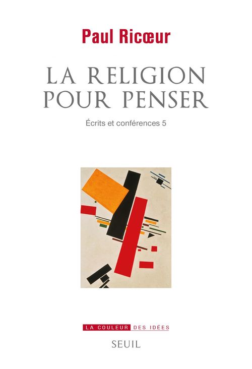 Couverture ebook de La Religion pour penser, de Paul Ricoeur