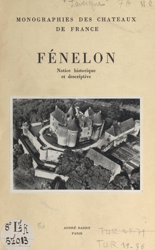 Couverture ebook de Fénelon, de Geraud Lavergne