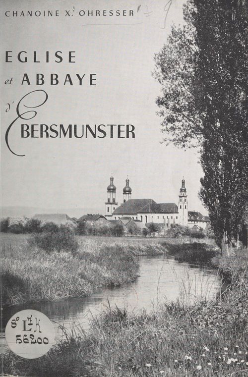 Couverture ebook de Église et abbaye d'Ebersmunster, de Xavier Ohresser