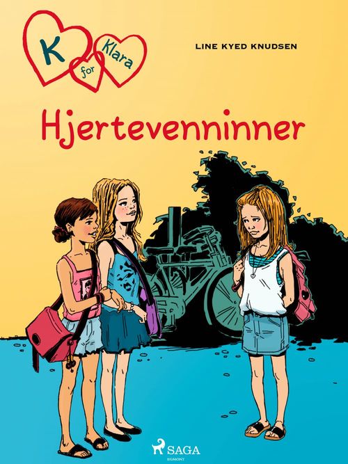 ebook cover of K for Klara 1 - Hjertevenninner, by Line Kyed Knudsen